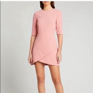 Alice + Olivia Pink Crew Neck mini dress